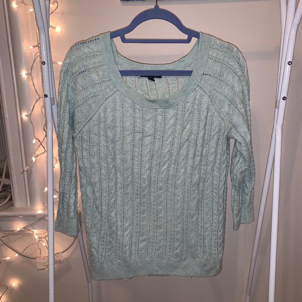 American Eagle Turquoise Sweater